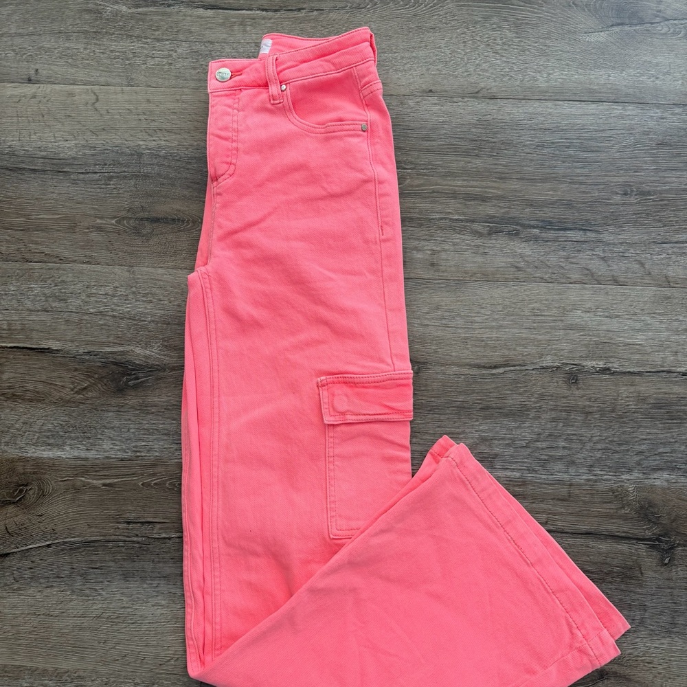 Risen Coral Pink Cargo Pants